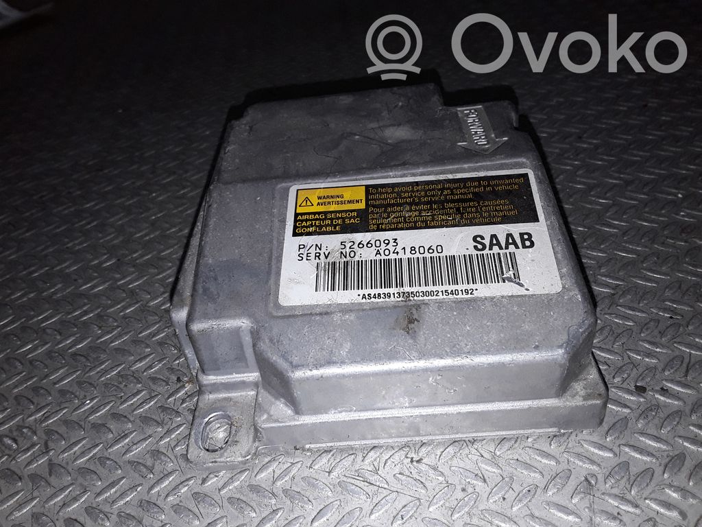 Saab 9-5 Airbag control unit/module 