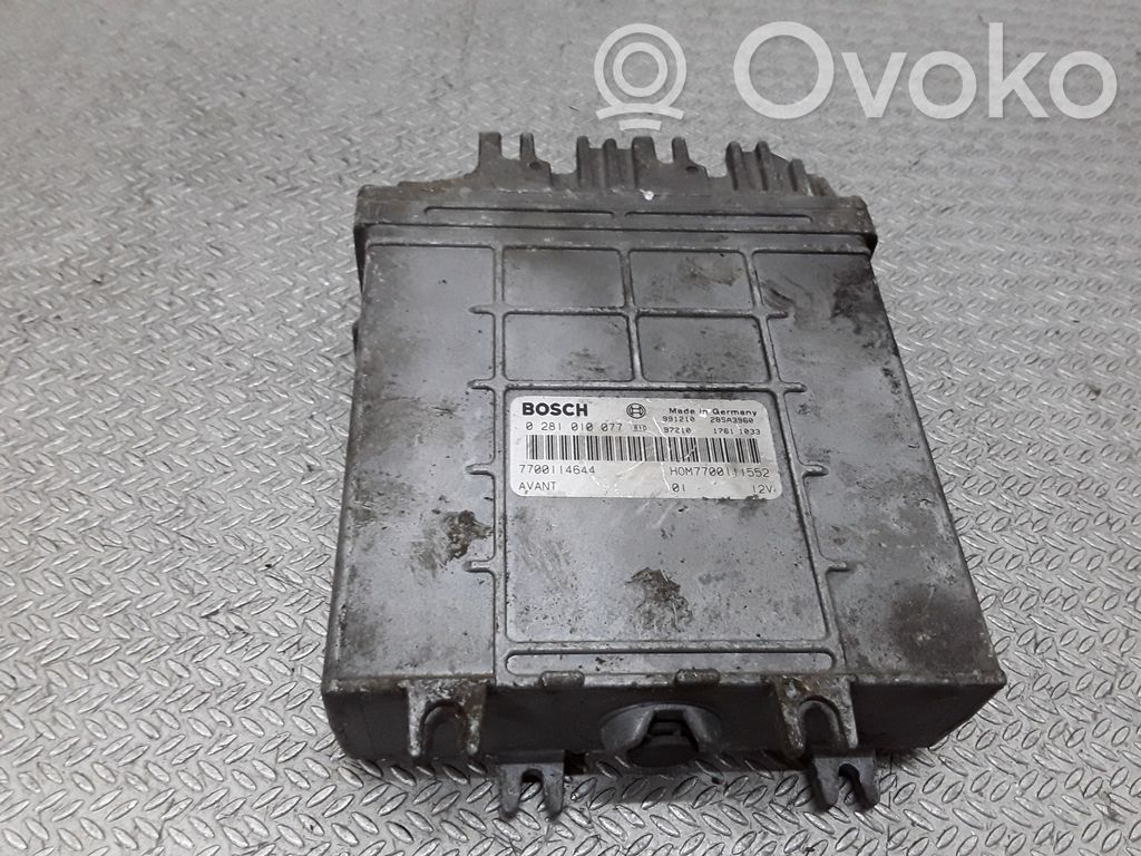 Engine control unit/module   0281010077,7700114644