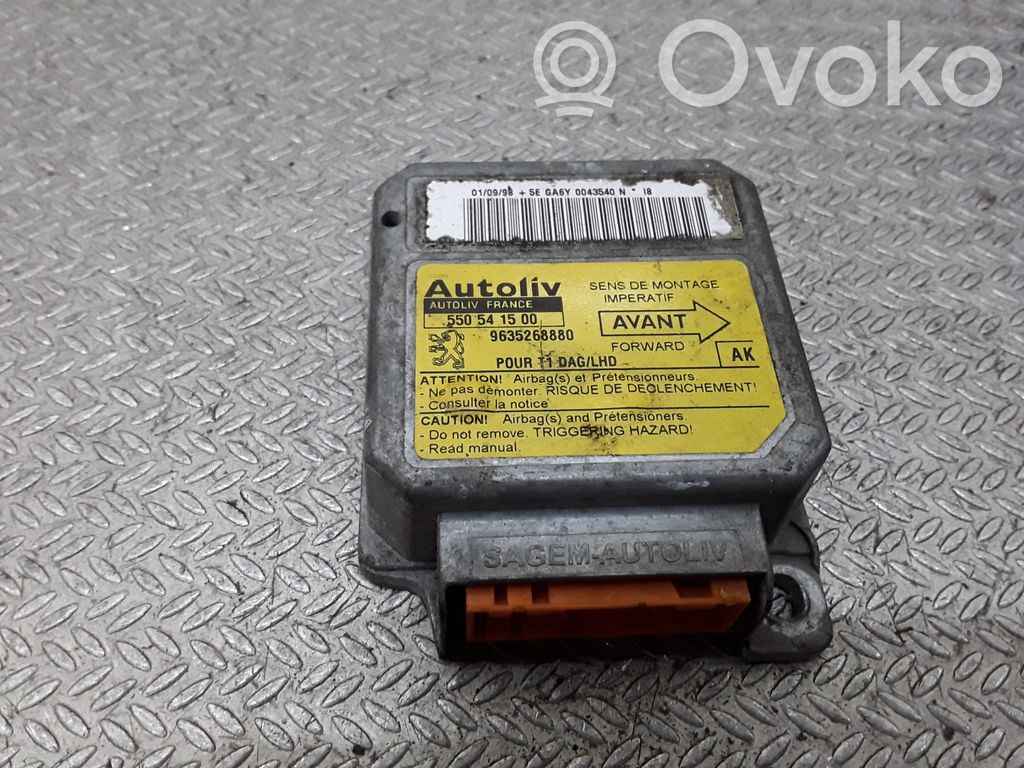 Peugeot 206 Airbag control unit/module 