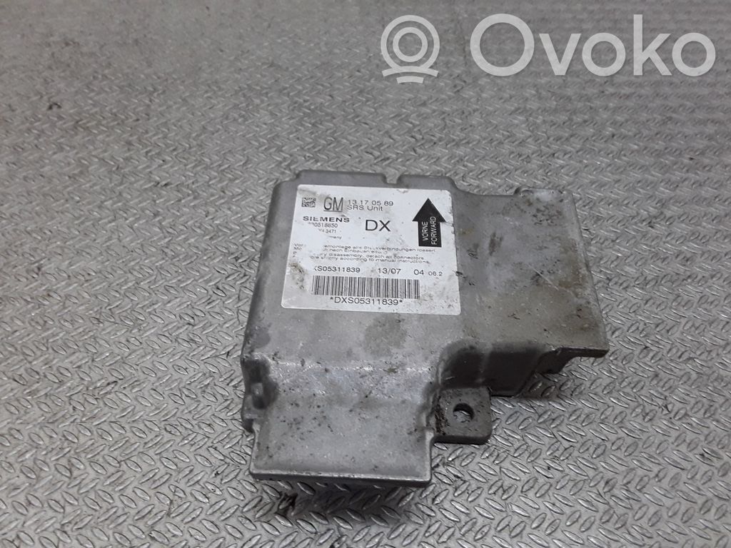 Module de contrôle airbag   13170589