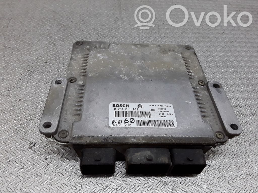 Citroen C8 Engine control unit/module 