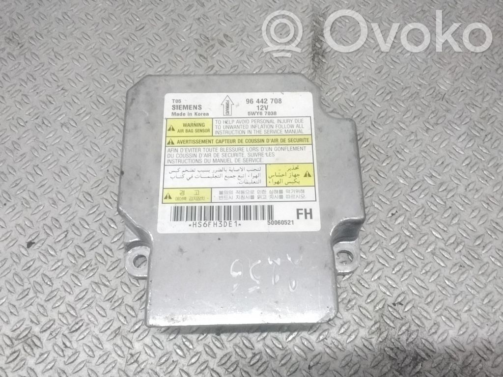 Chevrolet Aveo Module de contrôle airbag 