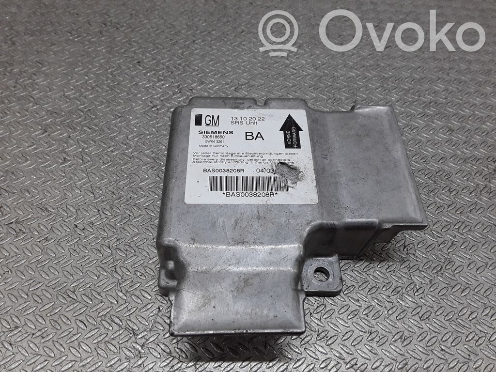 Opel Vectra C Centralina/modulo airbag 