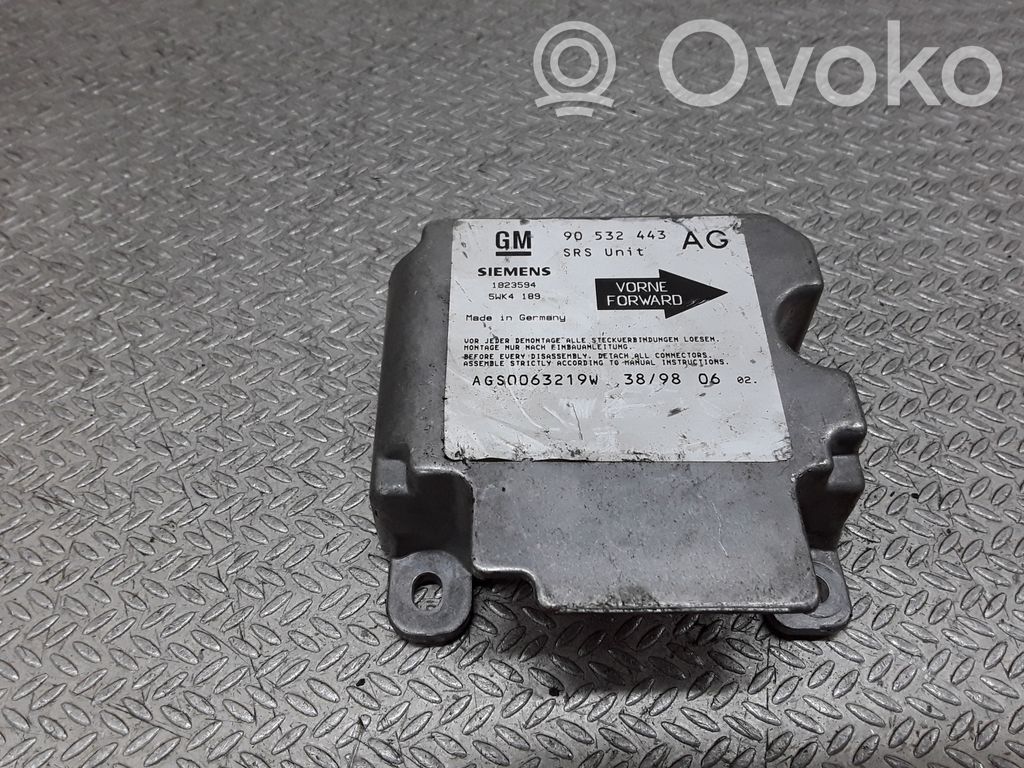 Opel Corsa B Airbag control unit/module 
