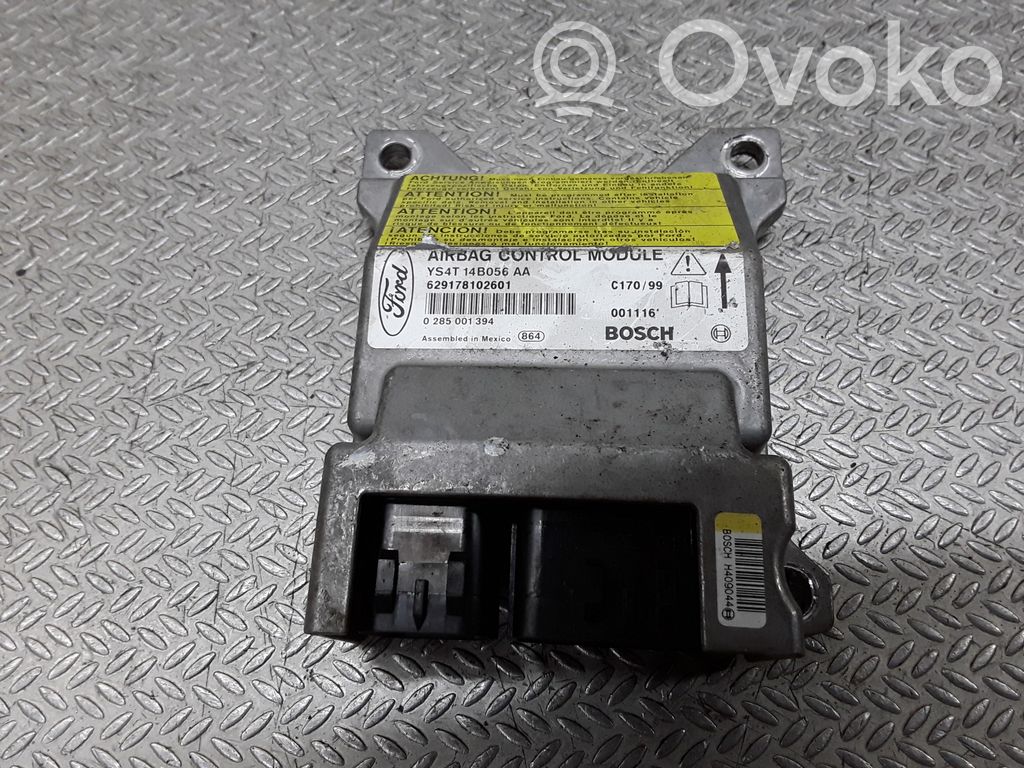 Sterownik / Moduł Airbag   YS4T14B056AA,0285001394