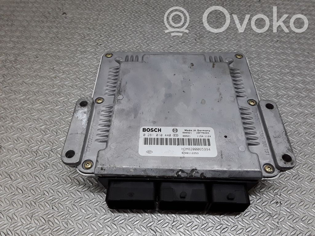 Engine control unit/module   0281010440,8200112253
