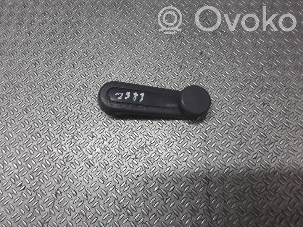 Front door window winding handle