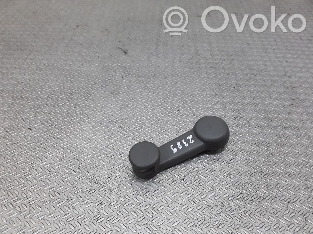 Rear door window winding handle