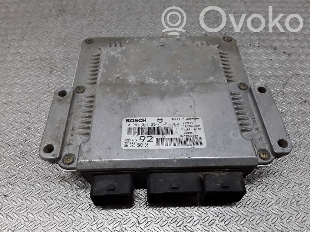 Citroen C8 Engine control unit/module 