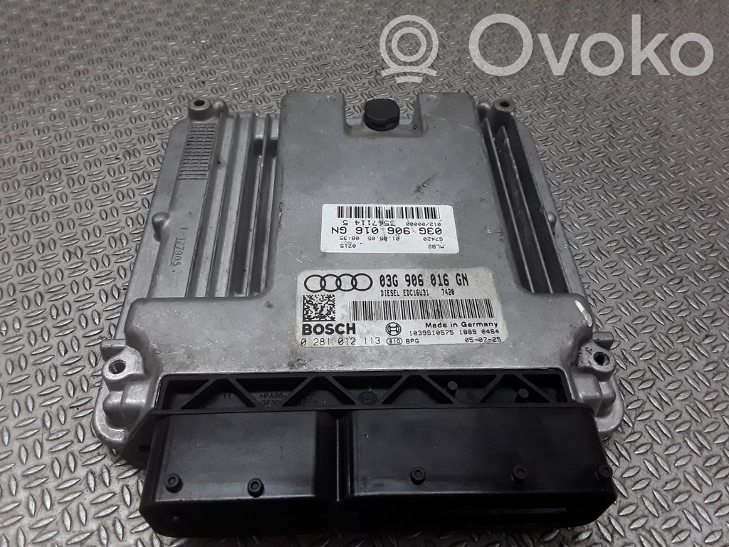 Unidad de control/módulo del motor   03G906016GN