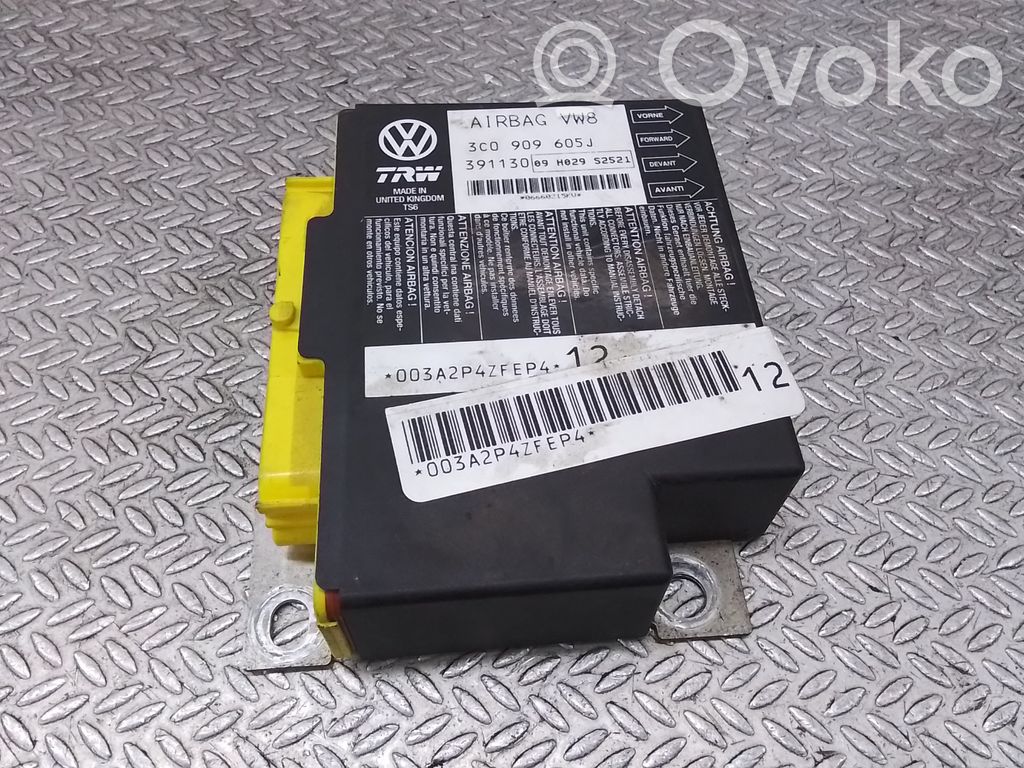 Module de contrôle airbag   3C0909605J