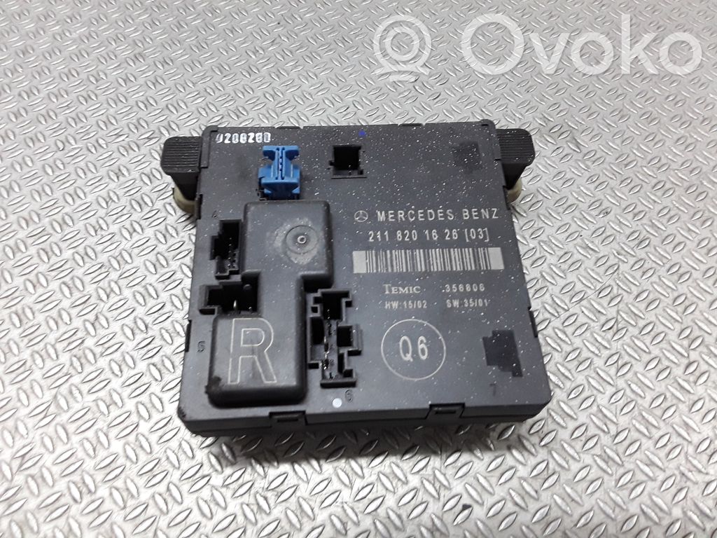 Mercedes-Benz E W211 Centralina/modulo portiere