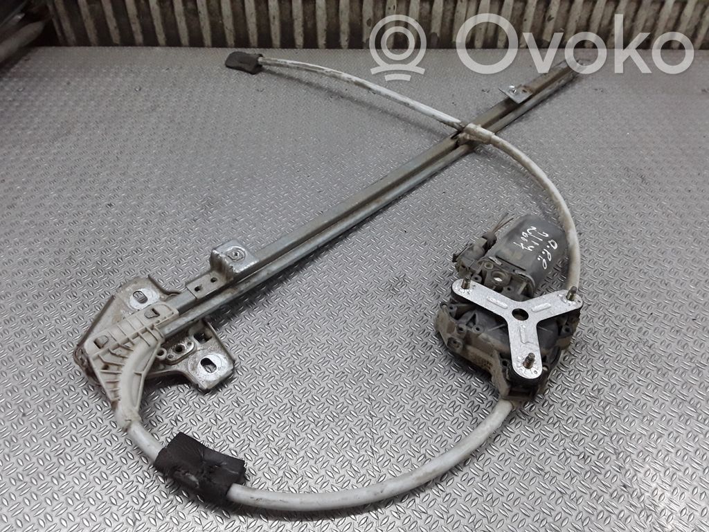 Front door window regulator with motor