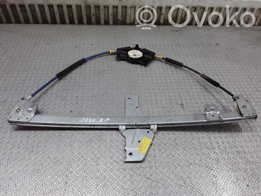 Front window lifting mechanism without motor