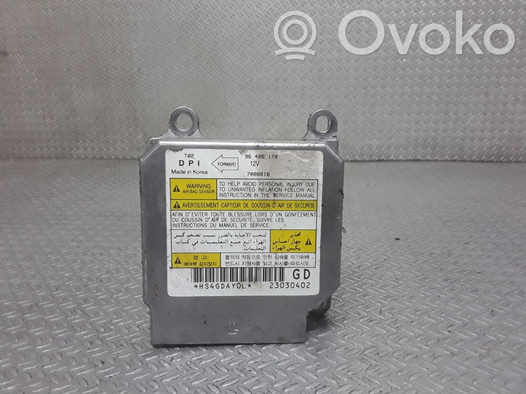 Chevrolet Kalos Airbag control unit/module 