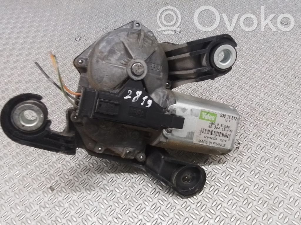 Opel Agila A Silniczek wycieraczki szyby tylnej 