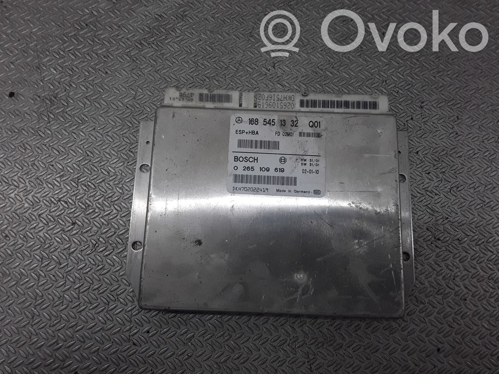ABS control unit/module   1685451332,0265109619