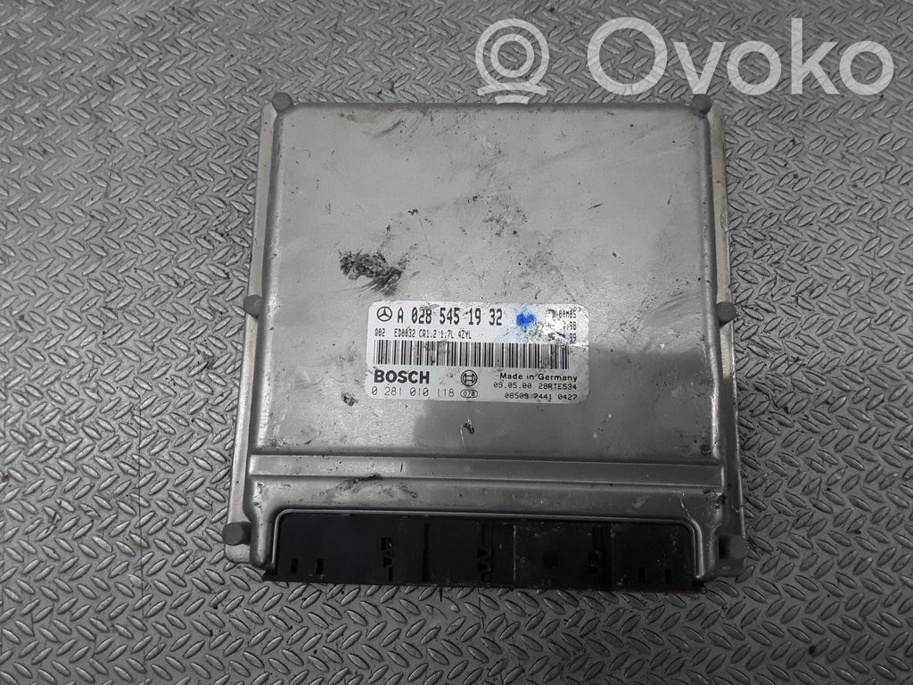 Mercedes-Benz A W168 Unitate/modul de control motor 