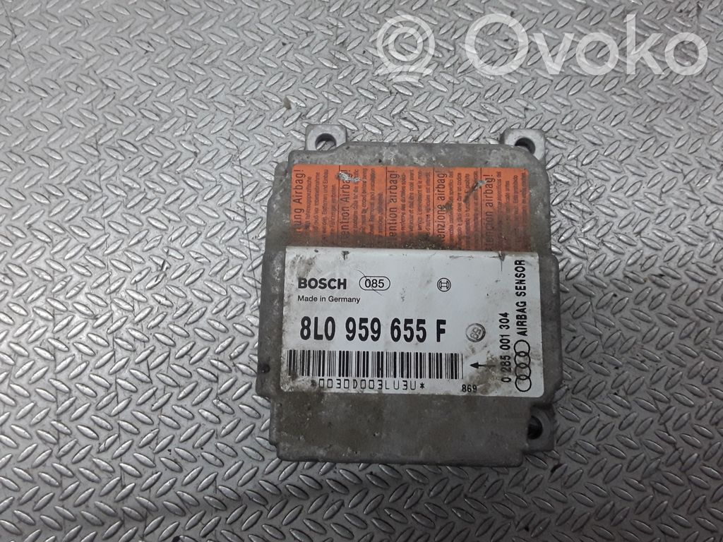 Airbag control unit/module   8L0959655F,0285001304