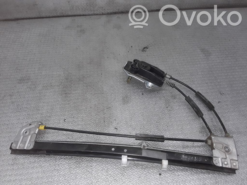 BMW 5 E39 Regulador manual de la ventanilla trasera 