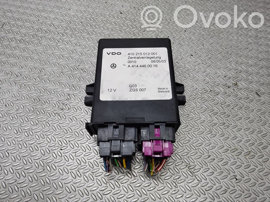 Mercedes-Benz Vaneo W414 Unitate/modul de comandă închidere centralizată 