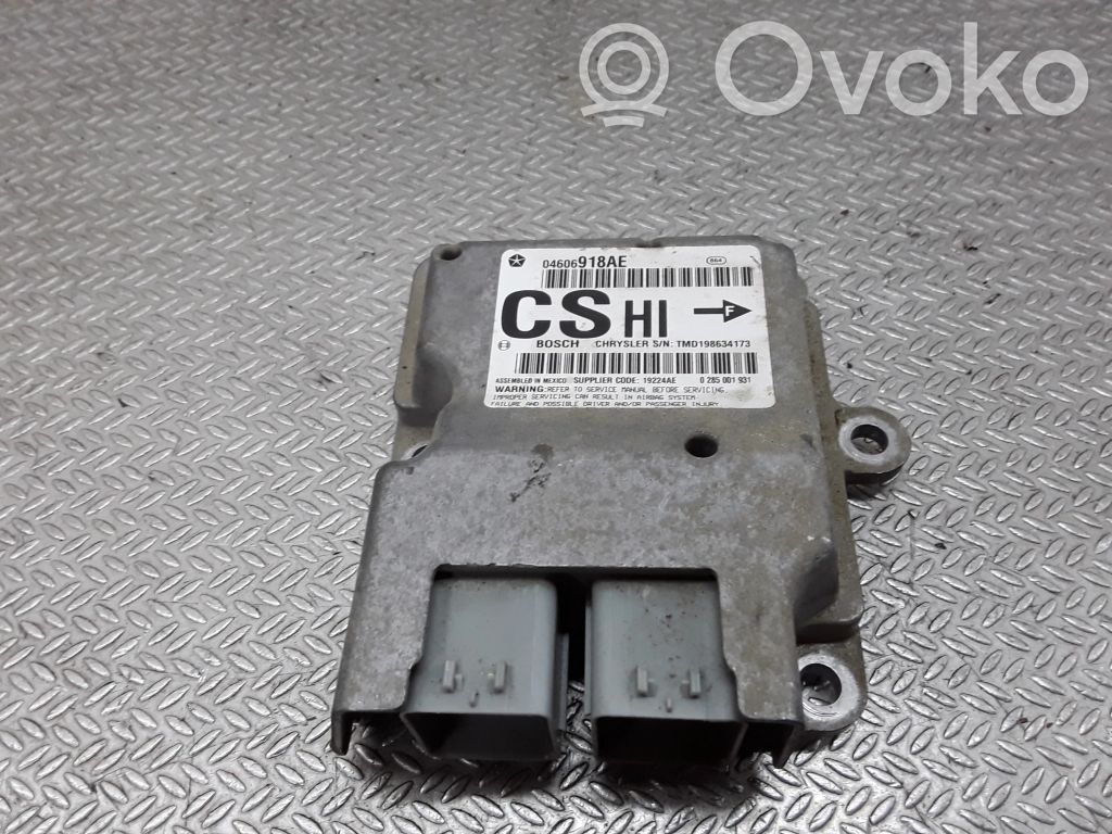 Chrysler Pacifica Module de contrôle airbag 