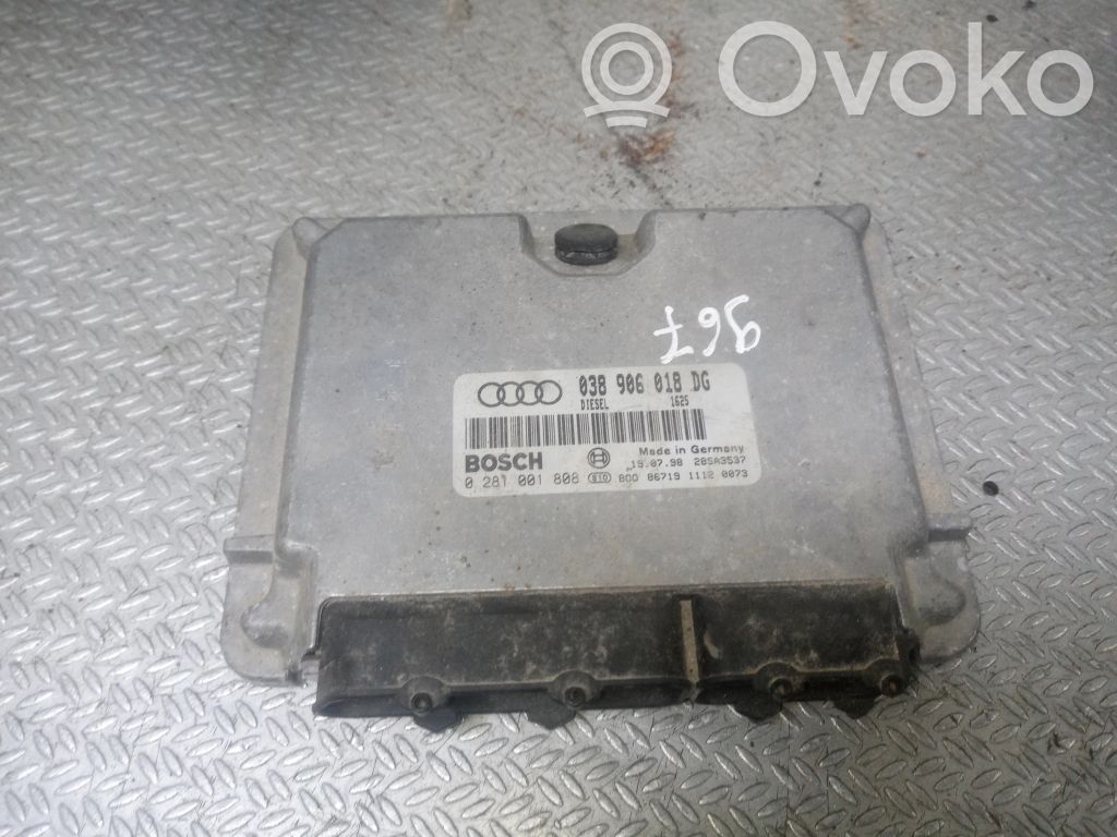 Sterownik / Moduł ECU   038906018DG,0281001808