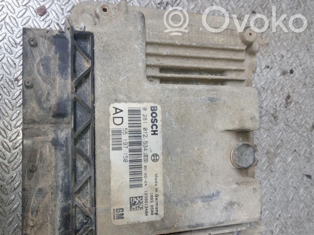 Sterownik / Moduł ECU   0281012534,55197150