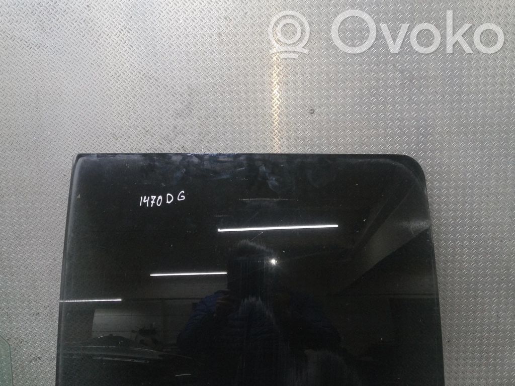 Rear door window glass