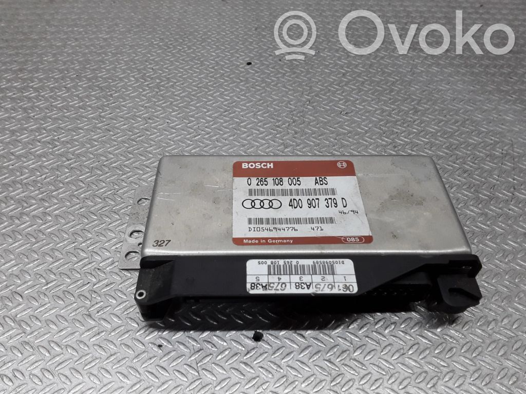 ABS control unit/module   0265108005,4D0907379D