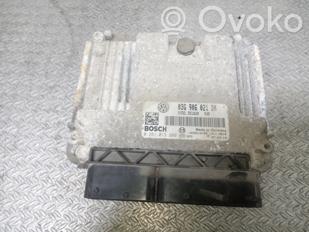 Skoda Octavia Mk2 (1Z) Engine control unit/module 
