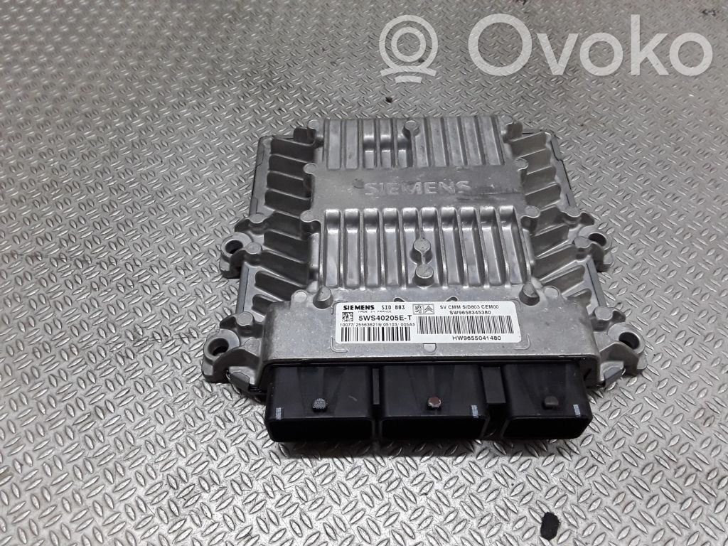 Peugeot 407 Engine control unit/module 