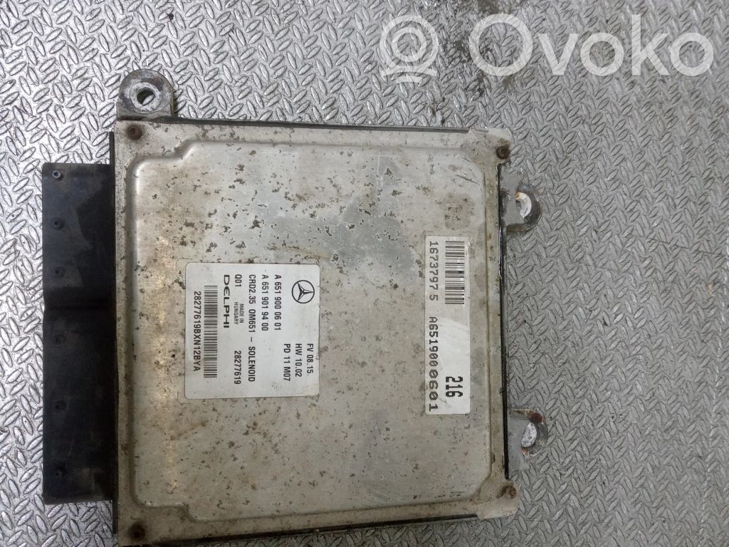 Unidad de control/módulo del motor   A6519000601