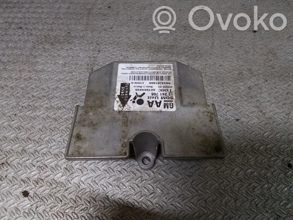 Unidad de control/módulo del Airbag   13241766,327963935