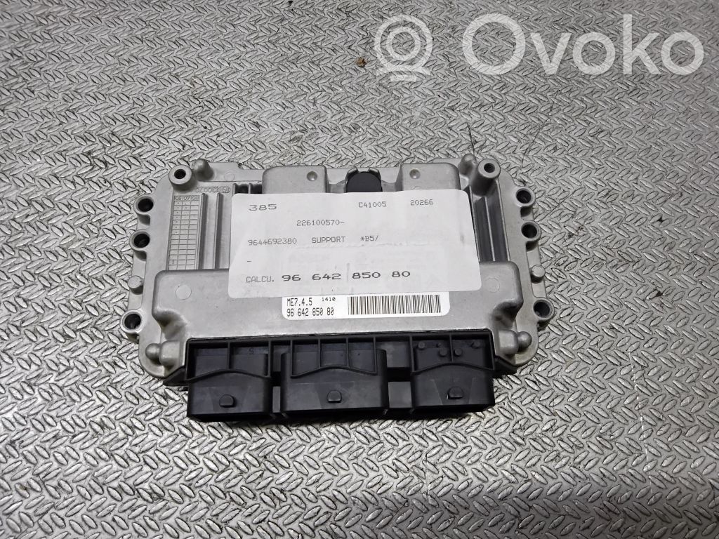 Citroen C4 I Engine control unit/module 
