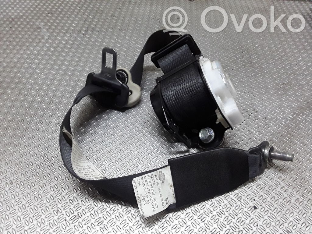 Infiniti FX Cinturón trasero 