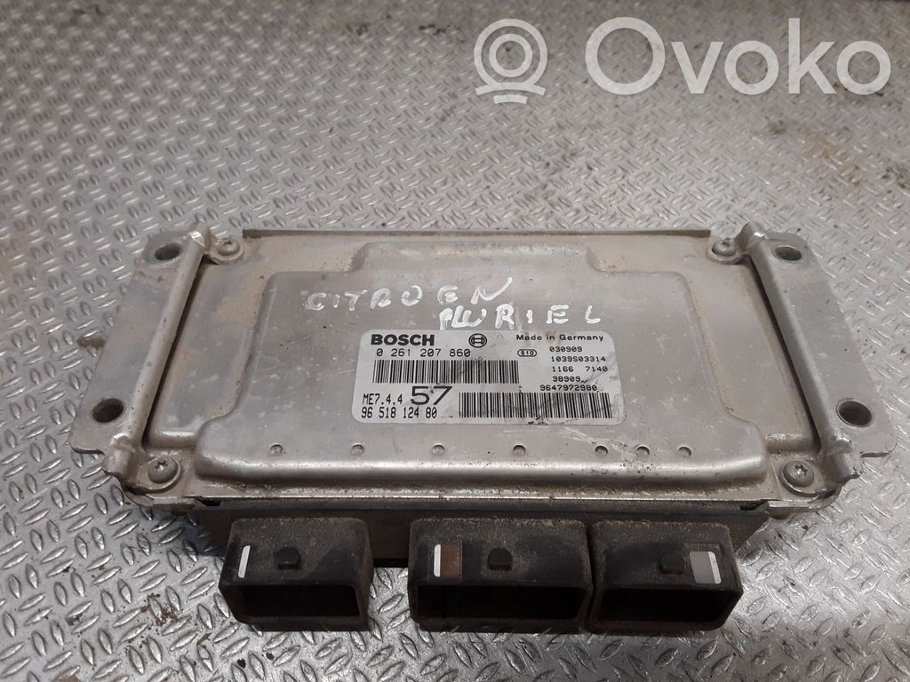 Engine control unit/module   0261207860,9651812480