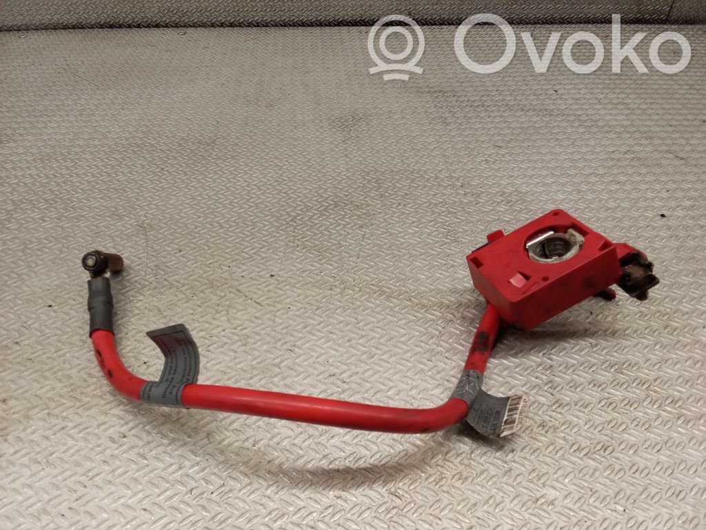 BMW 3 E90 E91 Pliusinis laidas (akumuliatoriaus) 