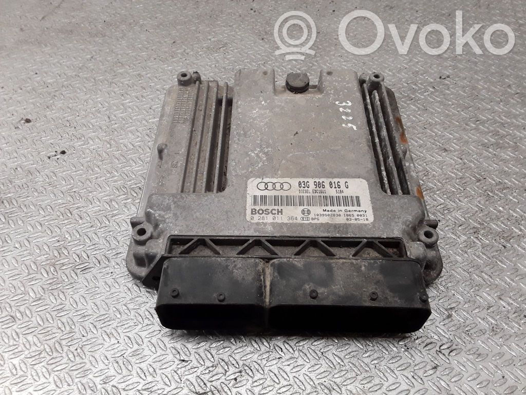 Unidad de control/módulo del motor   03G906016G,0281011364