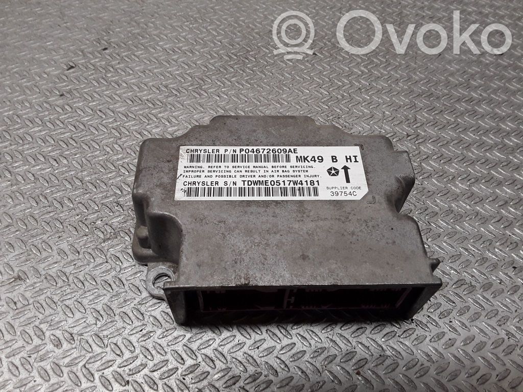 Sterownik / Moduł Airbag   P04672609AE