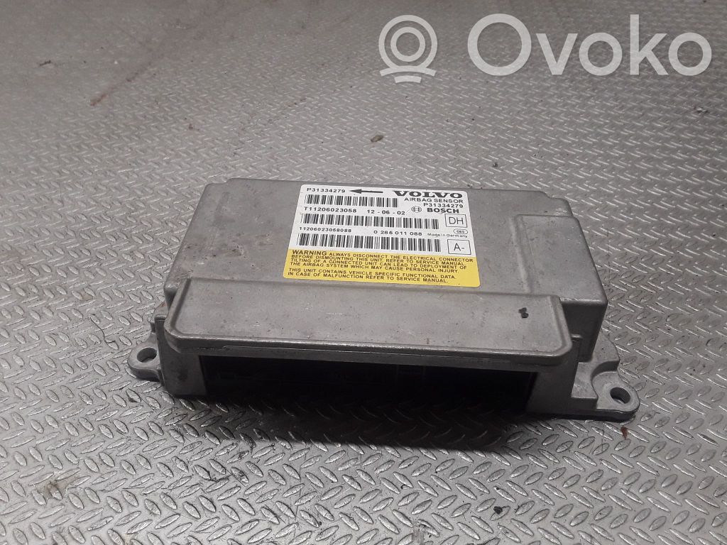 Airbag control unit/module   P31334279