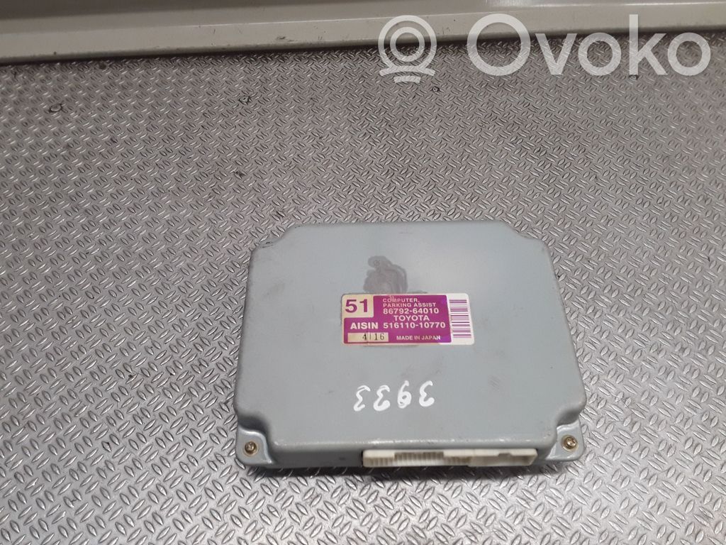 Toyota Corolla Verso AR10 Parking PDC control unit/module 