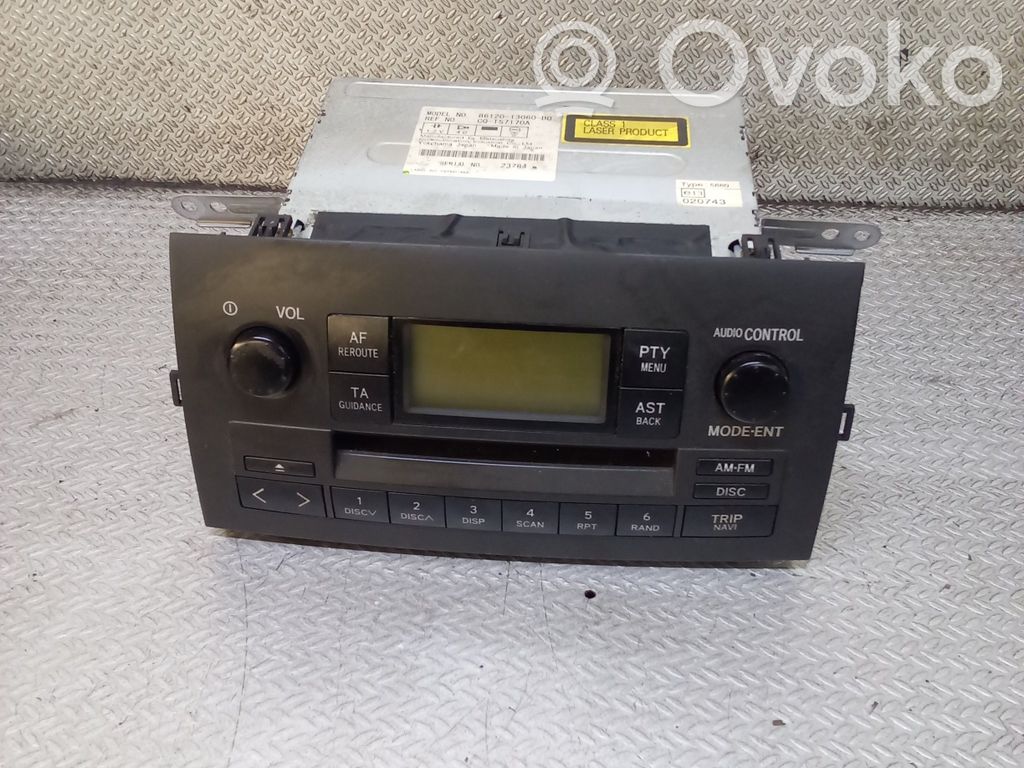 Toyota Corolla Verso E121 Unité principale radio / CD / DVD / GPS 