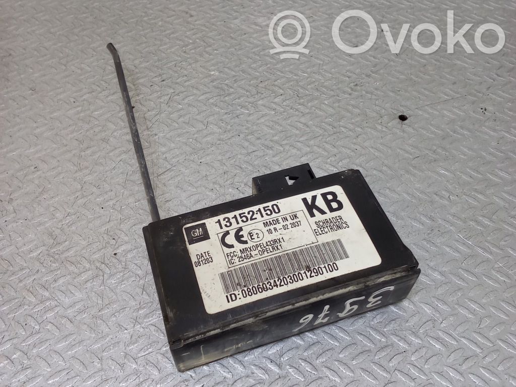 Opel Vectra C Sterownik / Moduł kontroli ciśnienia w oponach 