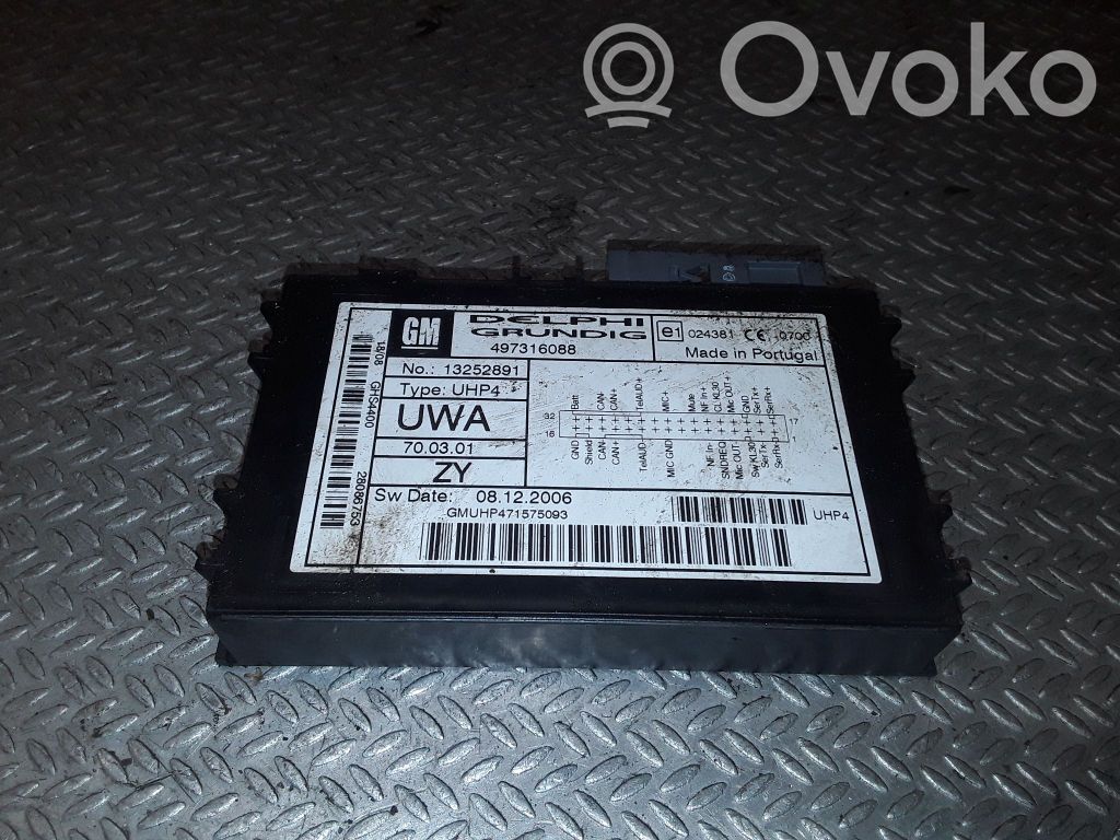Opel Corsa D Bluetooth control unit module 