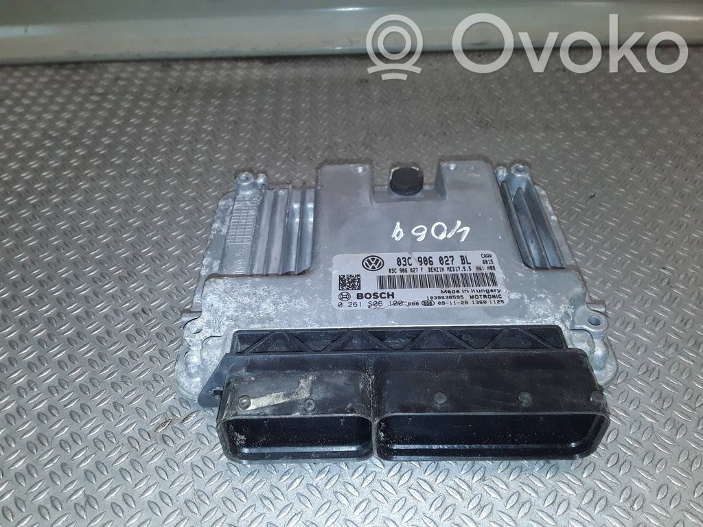Engine control unit/module   03C906027BL,03C906027F,0261S06100