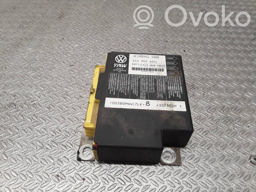 Airbag control unit/module   3C0909605L,391124,12H030S2522