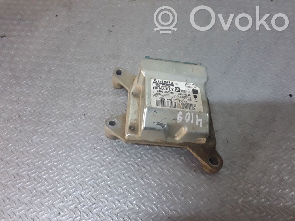 Airbag control unit/module   8200435339A,93854786