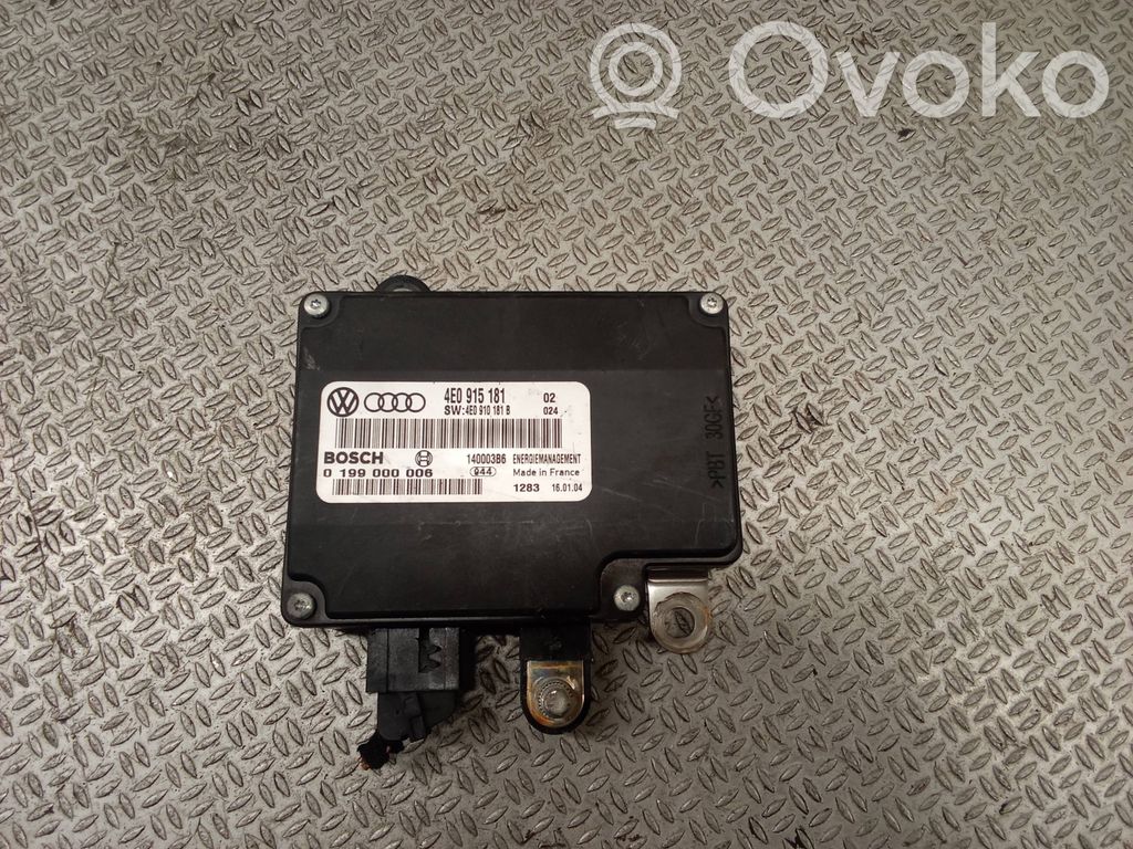 Audi A8 S8 D3 4E Other control units/modules 
