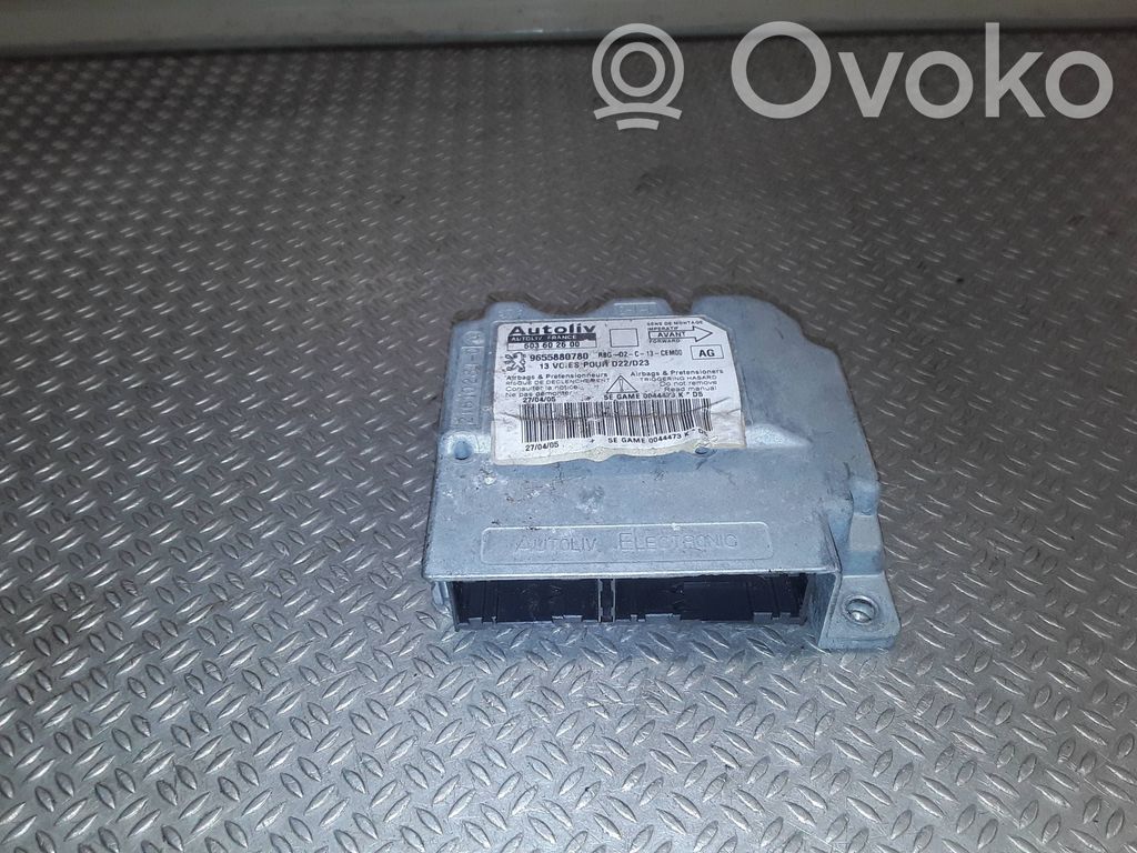 Module de contrôle airbag   9655880780